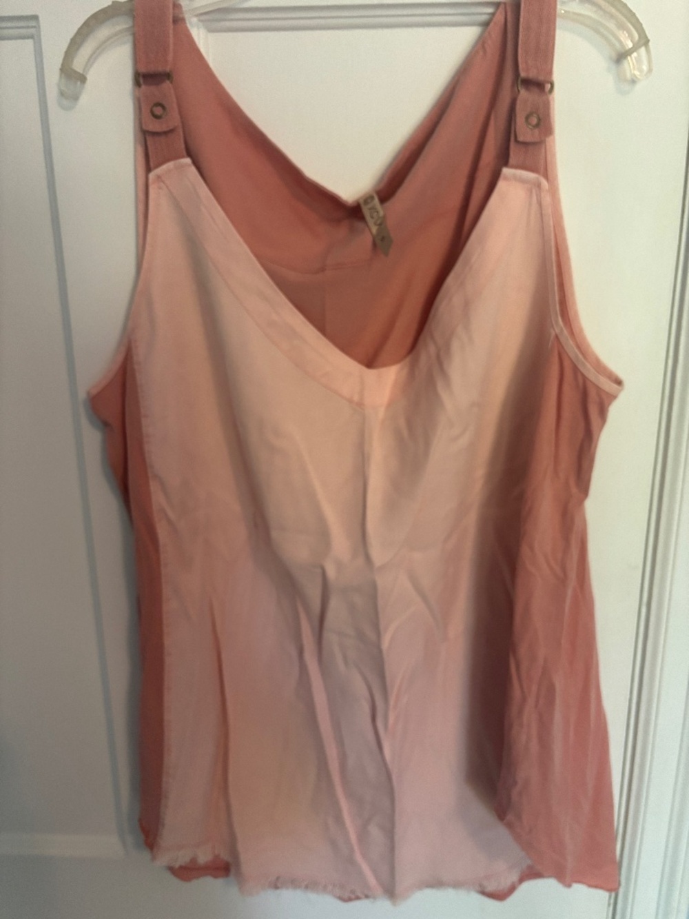 Rose Colored XCVI Boho Tank Top in XL